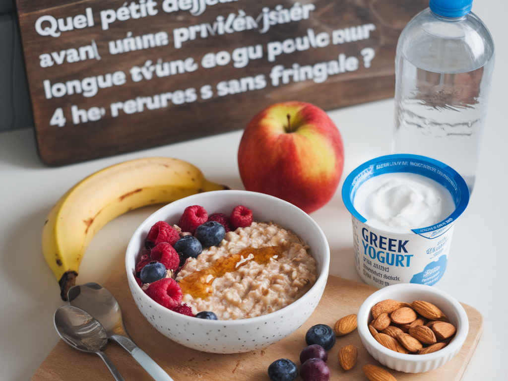 Quel petit-déjeuner privilégier avant une séance longue de vélo pour tenir 4 heures sans fringale